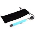 thumbnail image 1 of Selfie Stick Monopod Portable Autoportrait Extensible iPhone Samsung Support Téléphone Intelligent Filaire 6 Téléphone 5s Fil Android Lg avec Sac (Bleu) Bleu, 1 of 1
