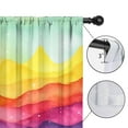 thumbnail image 4 of Blackout Kids Curtains,Colorful Tie Dye Mountain Pattern Childrens Insulated Curtains Set Of 2,Bedroom Essentials,Toddler Room Decor 42"x54", 4 of 5