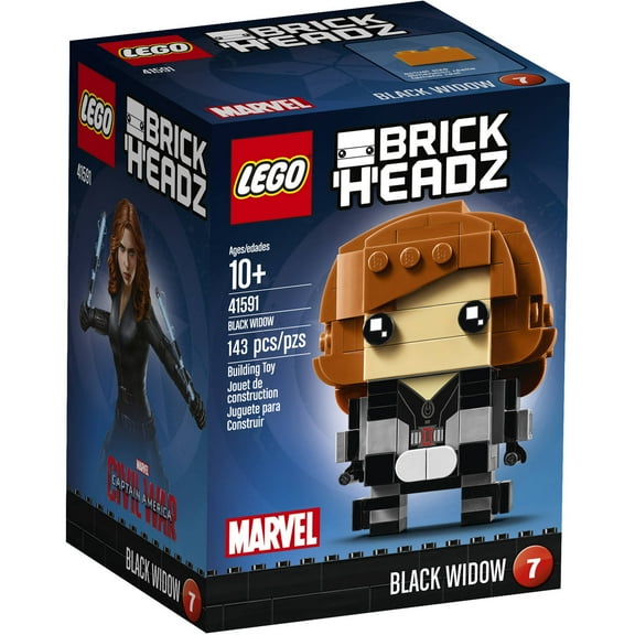 LEGO Brickheadz Black Widow 41591 Building Set (143 Pieces)