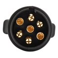 thumbnail image 1 of 7 Pin Car Trailer Connector European Standard 12V Plug Sync  Lights Major Vehicle Premium Material, 1 of 7