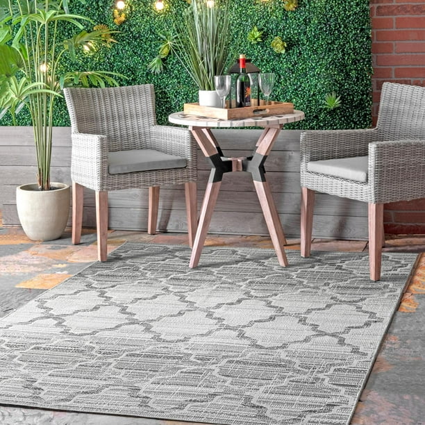 Nuloom Davina Ombre Trellis Outdoor Area Rug Or Runner Walmart Com Walmart Com