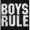 thumbnail image 2 of Boys Rule Boymom Humor Cute New Son Youth T Shirt Tee Boys Infant Toddler Brisco Brands 12M, 2 of 5