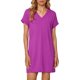 thumbnail image 5 of TaTaai Womens Solid V Neck Casual Dress Short Sleeve Rolled Sleeve Design Soft Stretchy Polyester Fashionable Dress for Daily Dating Party Spring Occasions Gift, 5 of 5