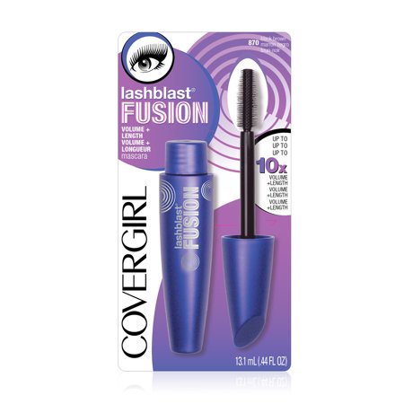COVERGIRL LashBlast Fusion Volumizing and Lengthening Mascara Black Brown 870, .44 oz