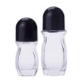 thumbnail image 1 of Glass Roll On Bottle With Stainless Steel Massage Portable Oil Dispenser For Aromatherapy Blends & Personal Care Leak Proof Design Refillable Rice Container Storage 25lbs Airtight Containers for, 1 of 4