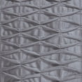 thumbnail image 4 of VCNY Home Smocked 18" x 18" Grey Polyester Geometric Oblong Decorative Pillow, 4 of 5