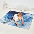 thumbnail image 2 of Blue Marble Flow Pattern Blanket,Comfortable Soft Flannel Throw Blanket,All Season,Warm Lightweight Blankets for Sofa Bed Couch Living Room Chair,30"x40", 2 of 4