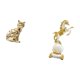 thumbnail image 5 of Estatua De Gato Y Caballo, Figura Decorativa, Escultura Animal, Arte Artesanal, Adorno, Colección Moderna, Pieza De Mesa, Dormitorio, Chimenea, Sala De Estar, Escritorio., 5 of 8