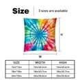 thumbnail image 5 of Tie Dye Velvet Throw Pillow Covers Set of 2 - 16x16, 18x18, 20x20 Inches - Unique Patterns for Bed, Chair for Various Occasions, 5 of 6
