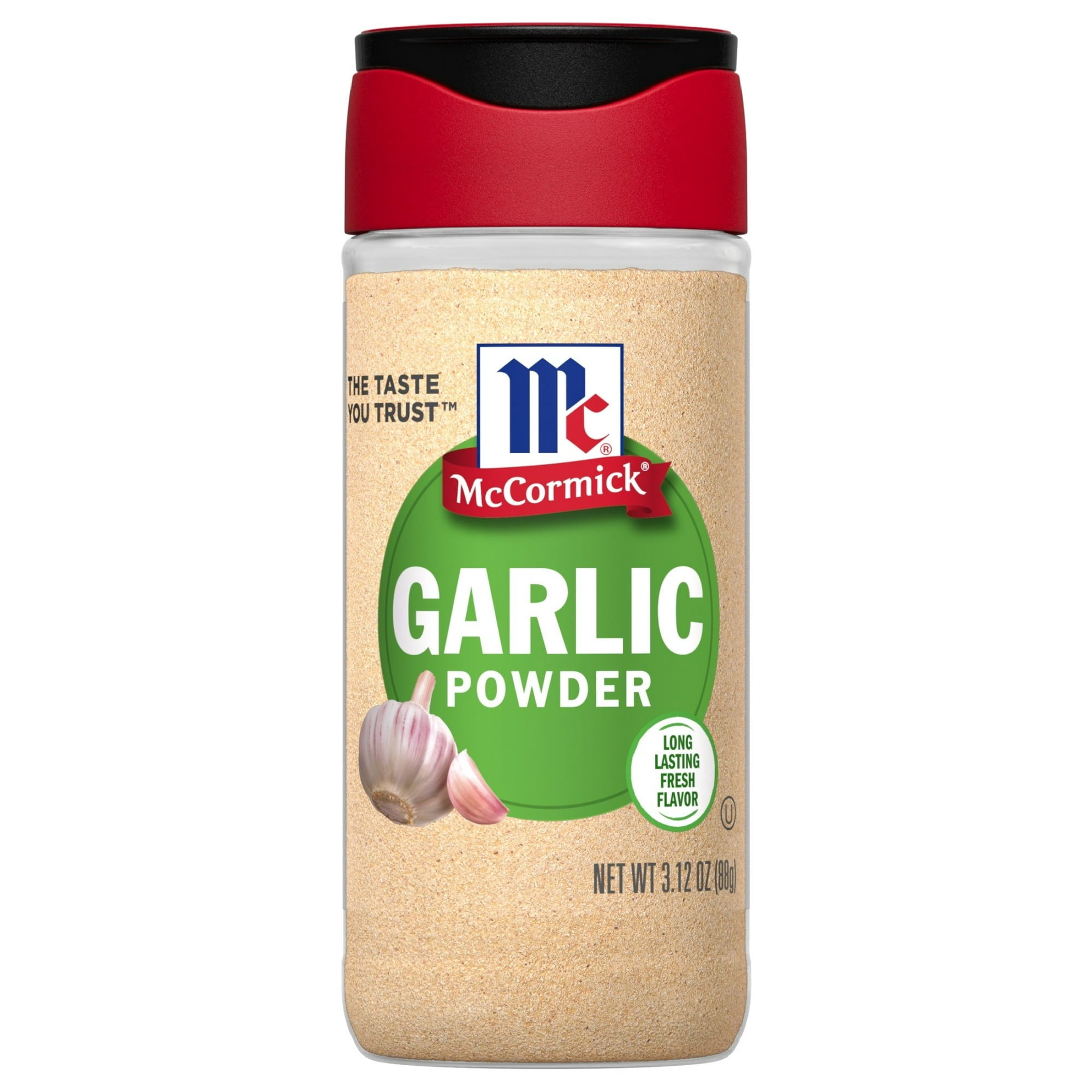 MC CORMICK SPIC GARLIC POWDER 3.12 OZ - Pack of 6