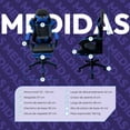 thumbnail image 3 of Silla Gamer Escritorio Ergonómica Reclinable Con Descansa Pies azul Grande Titano TT-SGCRP, 3 of 7