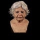 thumbnail image 3 of Old Woman Mask Latex Human Realistic Full Head Mask Fancy Dress Halloween Costume Party, 3 of 3