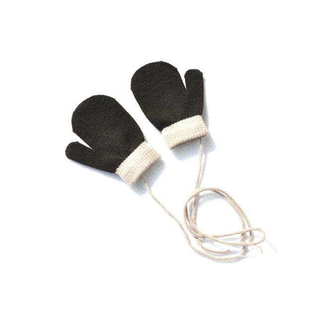 Manoplas para niños pequeños Minnieouse con cuerda Marrón + Type3