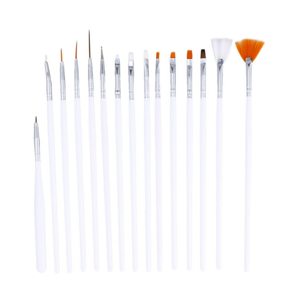 Juego de 15 pinceles para decorar pasteles, helados, coco, pintura, fondant, azúcar, arcilla, manualidades, herramientas de bricolaje