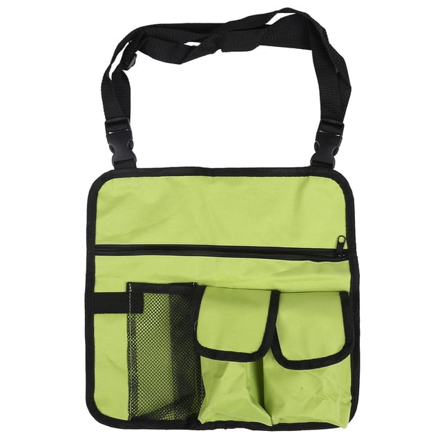 Storage Bag Snack Bag Single Shoulder Beach Chair Outdoor Seat Suspension Storage Bag Fruit Green