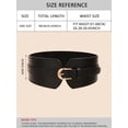 thumbnail image 5 of YooGuoGuo Women's Leather Wide Belts Buckle Waist Belt Waistbands, 5 of 5