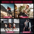 thumbnail image 6 of FREEYOKA 6 Pairs Mens Ankle Running Socks Moisture Wicking Sport Socks Breathable Gym Workout Hiking Walking Sock,BLACK, 6 of 6