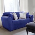 thumbnail image 1 of Housse extensible pour causeuse Maude de Sure Fit en velours doux, 1 of 3