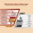 thumbnail image 6 of Movie Theater-Style Popcorn Machine Maker with Cart and 12-Ounce Kettle - Red, Vintage-Style Popper on Wheels, 6 of 8