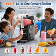 thumbnail image 3 of Slushie Machine, Ice Cream Maker, Slushy Machine for Home, No Ice Needed with Rapid Chill & Temperature Control, Self- Cleaning, Perfect for Frozen Margaritas, Frappes, 3 of 12