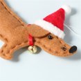 thumbnail image 4 of Christmas Dachshund Dog Ornament Dog lover Gift No 3D Christmas Tree Decoration Indoor Outdoor Christmas Hanging Decoration, 4 of 4