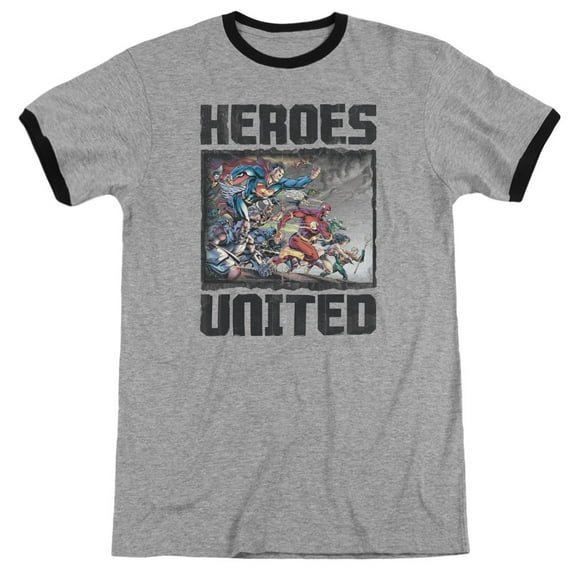 Jla - The Change - Heather Ringer Short Sleeve Shirt - XX-Large