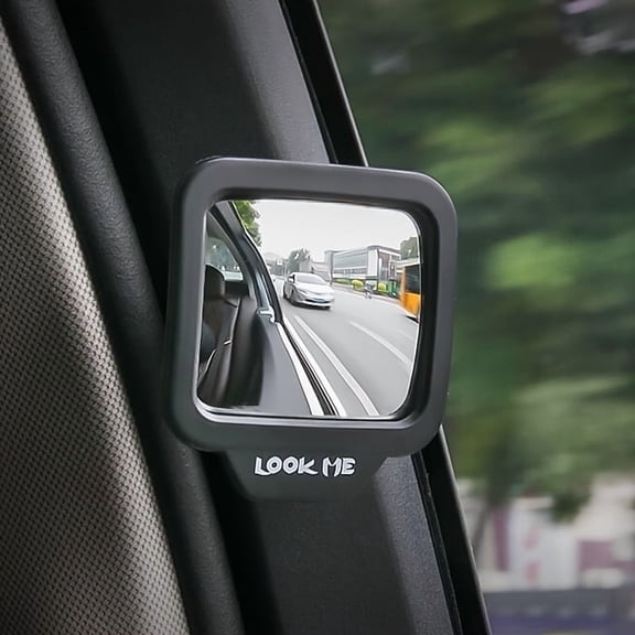 BallsFHK Panoramic View, Adjustable Wide-Angle Rearview Mirror for Car Backseat - Enhanced Safety Viewing Mirror