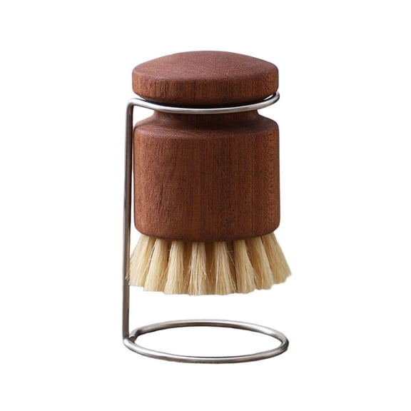 XINGAG Dish Scrub Brush, Cookware Scrubber for Cast Iron Skillet Wok Nonstick Pots Coffee Mugs Juice Cups Kitchen Sink, Tough Food Residue Cleaner for Daily Dishwashing