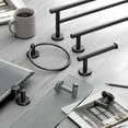 thumbnail image 2 of Gatco 4242MX Latitude II Towel Ring Matte Black, 2 of 4