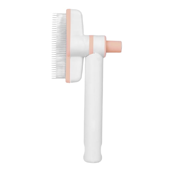 Smart Self Cleaning Flea Comb Brush with Stainless Steel Teeth for Dog and Cat Hair Removal
