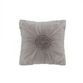 thumbnail image 3 of Noaman 6-Piece Reversible Daybed Cover Set, Twin Size, Dark Gray, Puckered Diamond Design with Tufting and Shams, 3 of 8