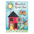 thumbnail image 2 of Grandkids Spoiled Here Pink House 8 x 19 Large Polyester Outdoor Hanging Garden Flag, 2 of 3