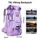 thumbnail image 5 of Mochila de Senderismo W WINTMING 70L/100L Camping Mochila MOLLE, 5 of 6
