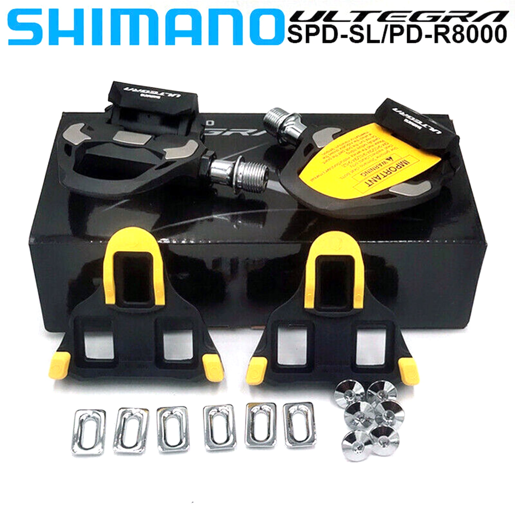 Shimano Ultegra PD-R8000 SPD-SL Clipless Pedals with Extra Wide