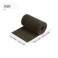 thumbnail image 2 of Uxcell PU Synthetic Leather, Soft Faux Frosted Leather Sheet 160x10cm/5.25x0.33ft Dark Brown for DIY Handicraft, 2 of 5