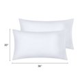 thumbnail image 4 of Unique Bargains Satin Pillow Cases Set of 2 Cooling Pillow Covers King White, 4 of 7