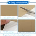 thumbnail image 7 of Unique Bargains Self Adhesive Leather Repair Patch Leather Repair Tape for Automotive Car Seat Sofa Couches Chair Interior Trim Khaki 4" x 63", 7 of 7