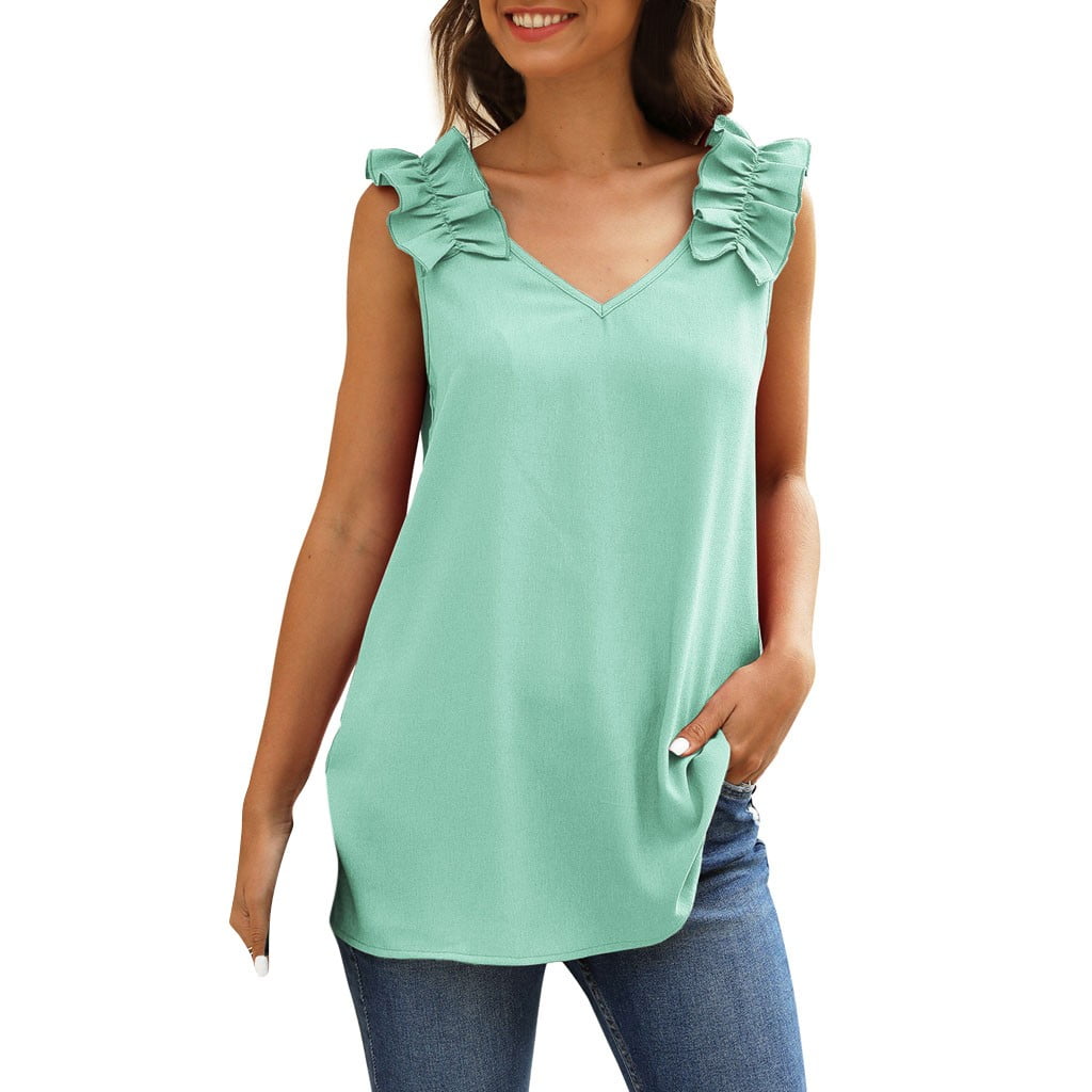elegant sleeveless tops
