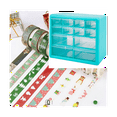 thumbnail image 4 of Desktop Storage Organizer with 12 Drawers Desktop Craft Drawer Chest Plastic Desktop Storage Box Ornament Art DIY, 4 of 6