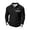 Black, variant on Men's Hello Darkness My Old Friend Long Sleeve Polo Shirt Casual Collared Pullover Top