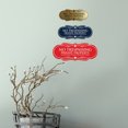 thumbnail image 5 of Signs ByLITA Designer No Trespassing Private Property Sign All Deliveries to Main House Front Door Sign (Black /Gold) - Small, 5 of 5