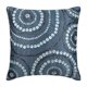 thumbnail image 1 of Funda de cojín azul, diseño geométrico contemporáneo, 30 x 30 cm (12 x 12 pulgadas), diseño cuadrado de seda artística, espiral y círculos - Luna de medianoche, 1 of 5