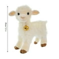 thumbnail image 2 of Darzheoy Lovely Lamb Stuffed Animal Siamese Dolls Stuffed Animals Toys Simulation Cute Stuffed Animal (11.8 inch), 2 of 5