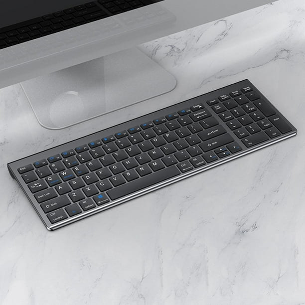 Teclado Macarena USB con cable 104 teclas gris