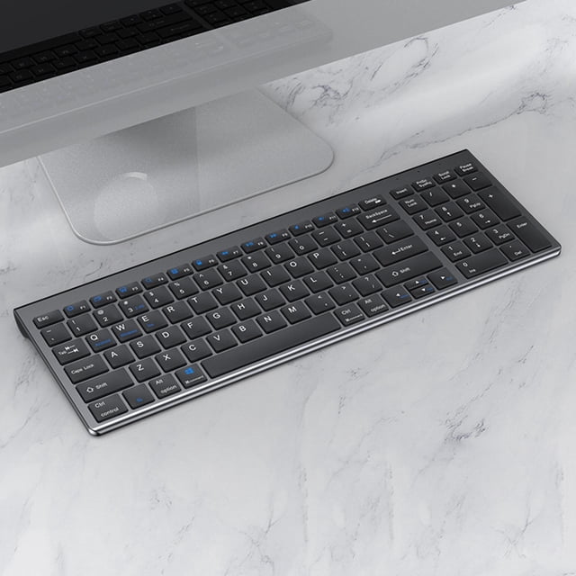 Teclado Macarena USB con cable 104 teclas gris