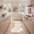 thumbnail image 3 of GENIMO 2'x3' Entryway Rug, Machine Washable Non Slip Low Pile Area Rug for Front Door Kitchen Bathroom, Minimal Abstract, OCHREPULSE, 3 of 7