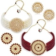 thumbnail image 1 of Necklace set/Choker/Earing/Pearl Jewelry Set, 1 of 1