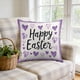 thumbnail image 1 of Funda de almohada de Pascua para cojín de sofá | Funda de almohada decorativa de conejo y huevo de primavera | Funda de cojín festiva para la decoración del sofá y la cama, 1 of 6