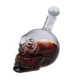 thumbnail image 1 of Crystal Head Vodka Skull Face Bone Glass Bottle Decanter Empty Bar 350ml, 1 of 4