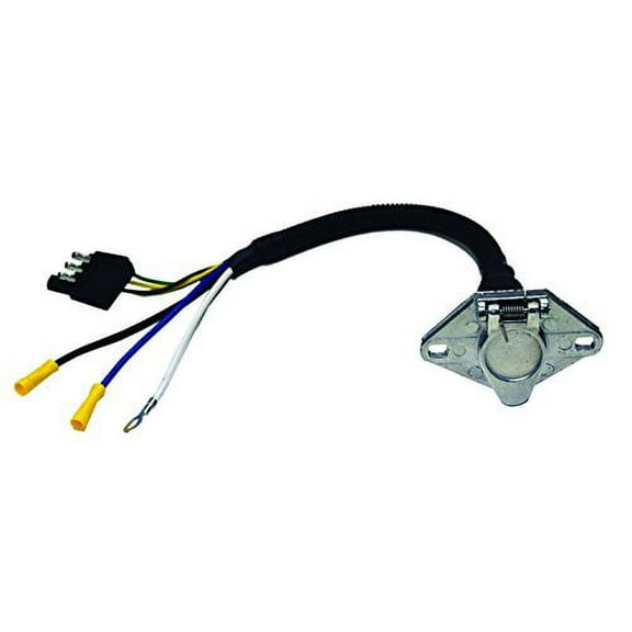 Valterra A10-6034 12" Long 6 Way to 4 Way Pre-Wired Harness